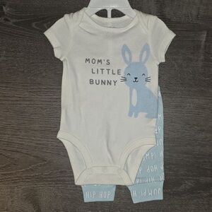 Carter's Bunny Baby Onesie and Pants Set